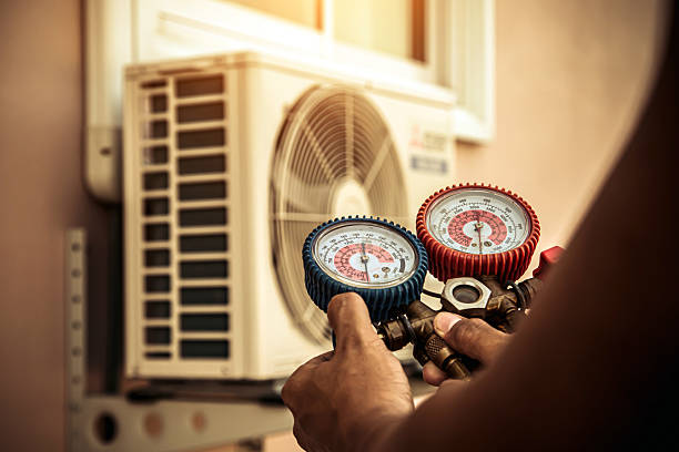 Professional Heat Pump Repair technician working in Indialantic, FL